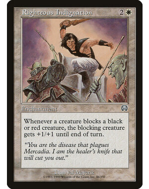 Magic: The Gathering Righteous Indignation (046) Heavily Played