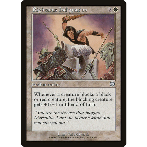 Magic: The Gathering Righteous Indignation (046) Heavily Played