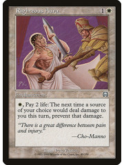 Magic: The Gathering Righteous Aura (045) Lightly Played