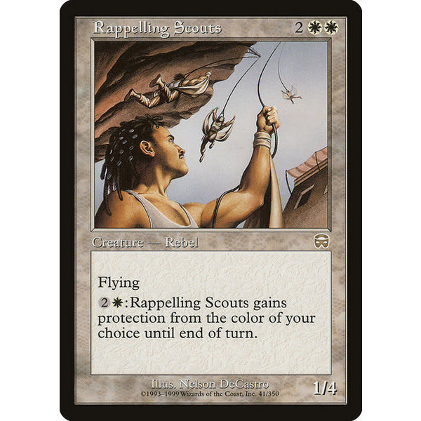 Magic: The Gathering Rappelling Scouts (041) Heavily Played