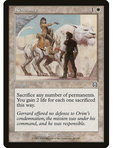 Magic: The Gathering Renounce (042) Lightly Played