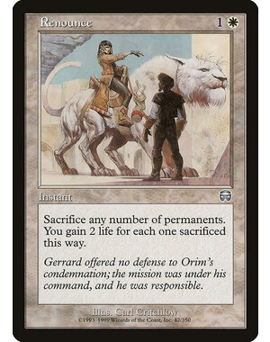 Magic: The Gathering Renounce (042) Moderately Played