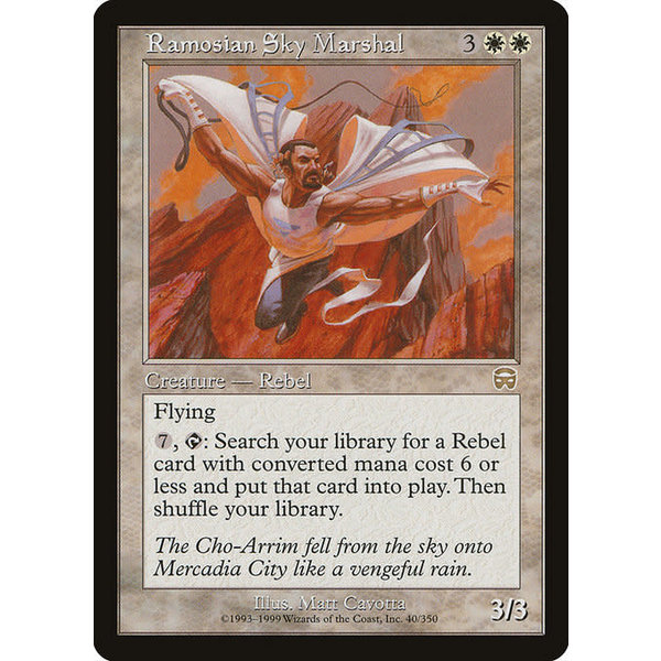 Magic: The Gathering Ramosian Sky Marshal (040) Moderately Played