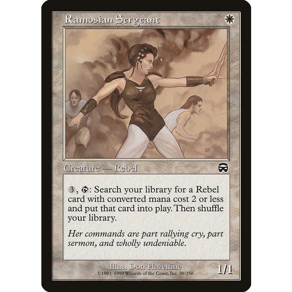Magic: The Gathering Ramosian Sergeant (039) Moderately Played
