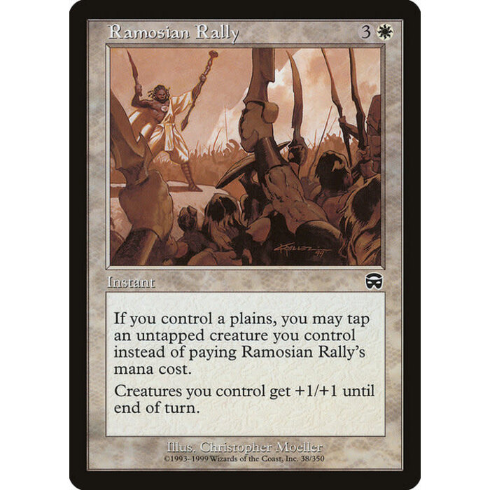 Magic: The Gathering Ramosian Rally (038) Moderately Played