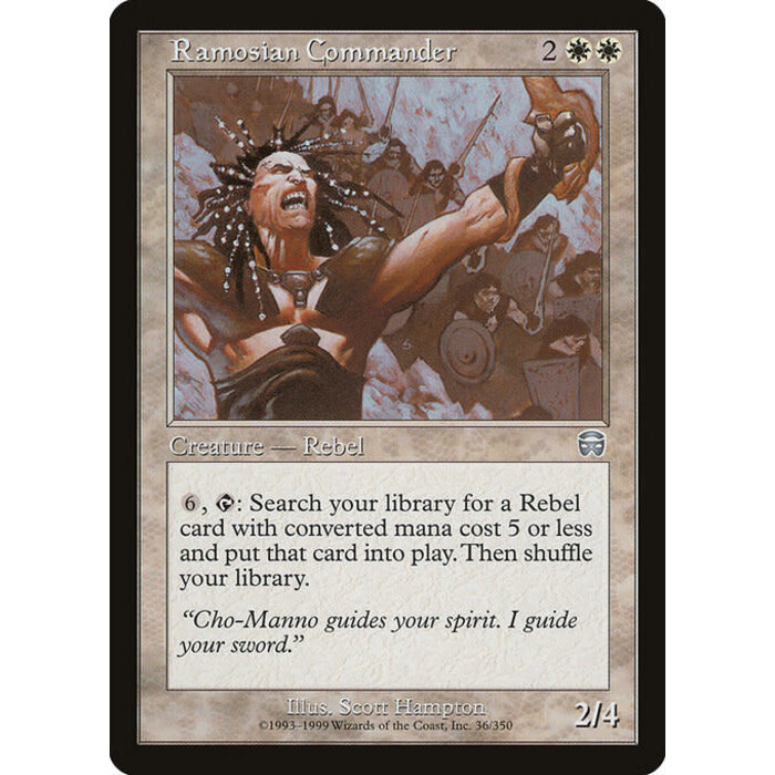 Magic: The Gathering Ramosian Commander (036) Lightly Played