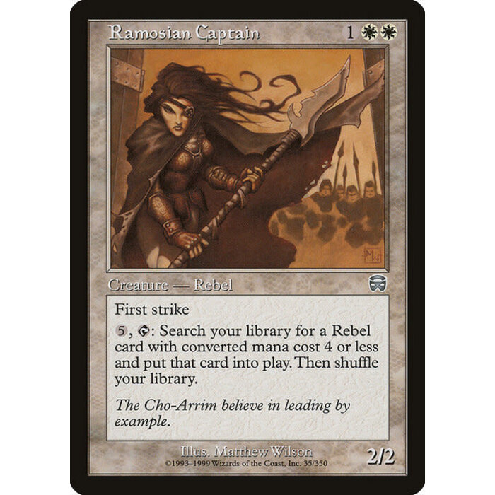 Magic: The Gathering Ramosian Captain (035) Moderately Played