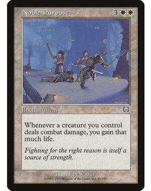 Magic: The Gathering Noble Purpose (032) Moderately Played