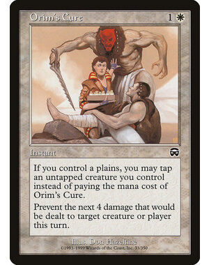 Magic: The Gathering Orim's Cure (033) Moderately Played