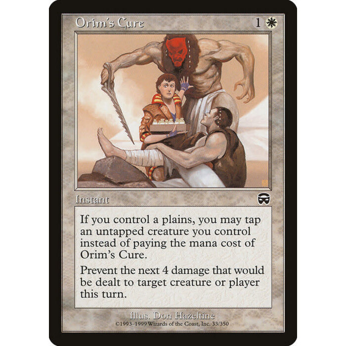 Magic: The Gathering Orim's Cure (033) Moderately Played