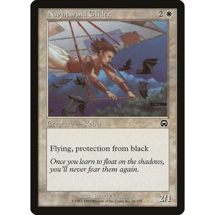 Magic: The Gathering Nightwind Glider (031) Moderately Played