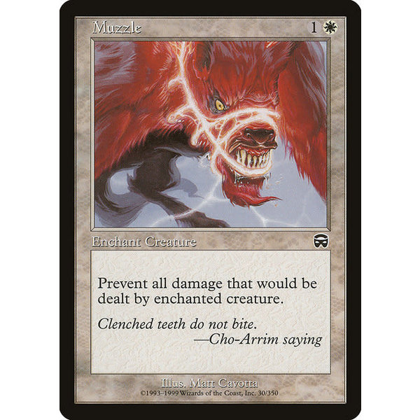 Magic: The Gathering Muzzle (030) Lightly Played