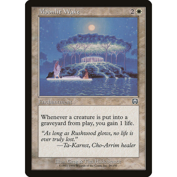 Magic: The Gathering Moonlit Wake (029) Moderately Played