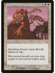 Magic: The Gathering Jhovall Queen (025) Heavily Played