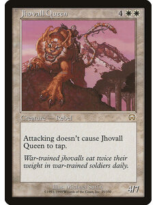 Magic: The Gathering Jhovall Queen (025) Heavily Played