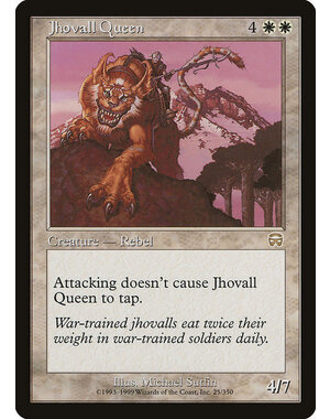 Magic: The Gathering Jhovall Queen (025) Heavily Played