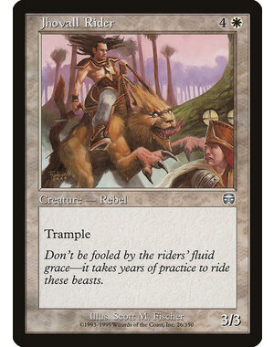 Magic: The Gathering Jhovall Rider (026) Moderately Played