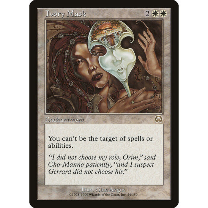 Magic: The Gathering Ivory Mask (024) Lightly Played
