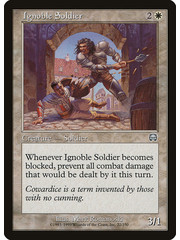 Magic: The Gathering Ignoble Soldier (022) Moderately Played