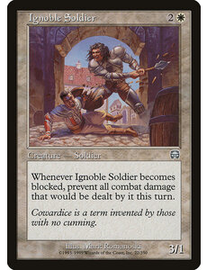 Magic: The Gathering Ignoble Soldier (022) Moderately Played
