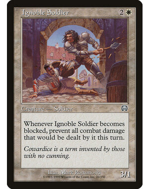 Magic: The Gathering Ignoble Soldier (022) Moderately Played