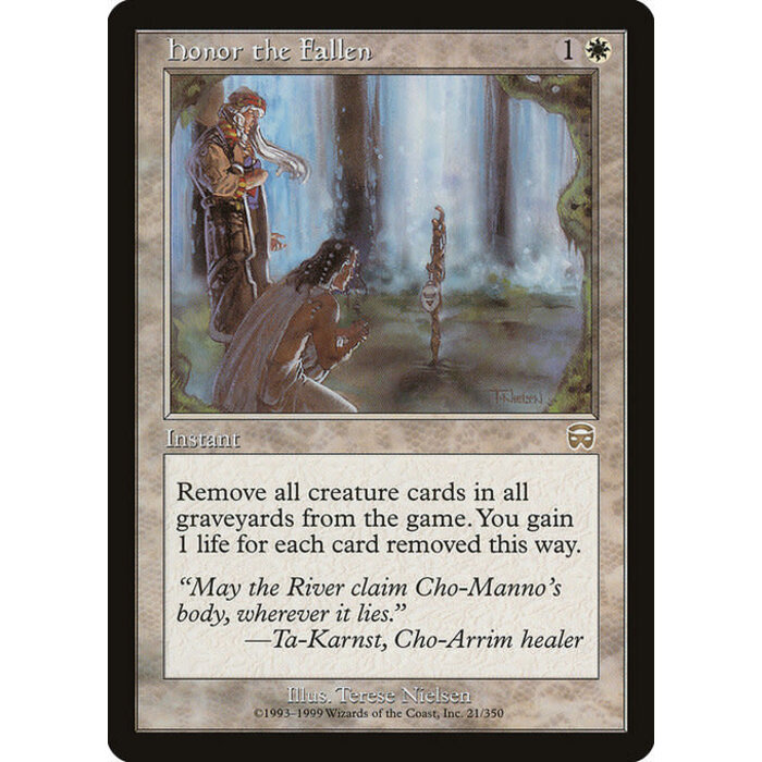 Magic: The Gathering Honor the Fallen (021) Lightly Played