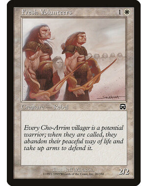 Magic: The Gathering Fresh Volunteers (020) Lightly Played