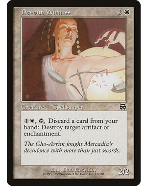 Magic: The Gathering Devout Witness (017) Lightly Played
