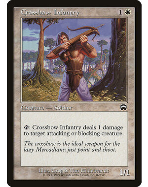 Magic: The Gathering Crossbow Infantry (016) Lightly Played