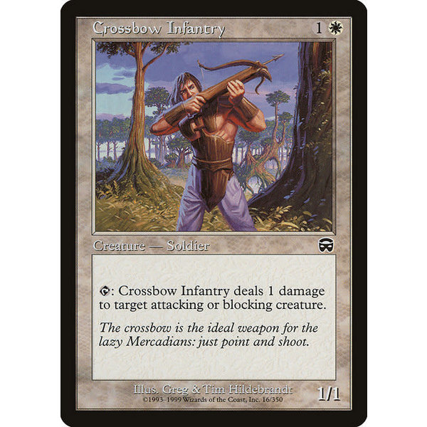 Magic: The Gathering Crossbow Infantry (016) Lightly Played