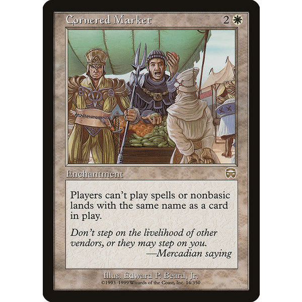 Magic: The Gathering Cornered Market (014) Lightly Played