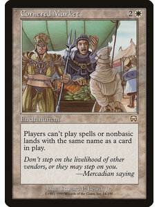Magic: The Gathering Cornered Market (014) Moderately Played