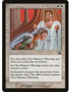 Magic: The Gathering Cho-Manno's Blessing (012) Heavily Played