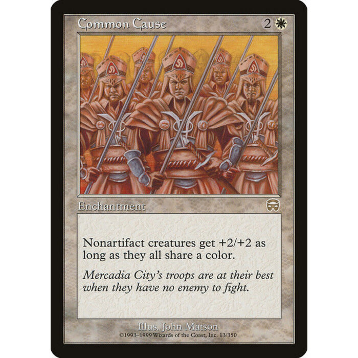 Magic: The Gathering Common Cause (013) Lightly Played