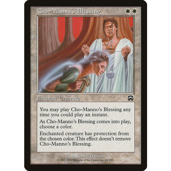 Magic: The Gathering Cho-Manno's Blessing (012) Moderately Played