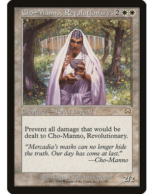 Magic: The Gathering Cho-Manno, Revolutionary (011) Moderately Played