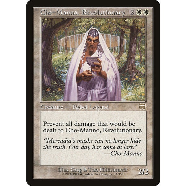 Magic: The Gathering Cho-Manno, Revolutionary (011) Moderately Played