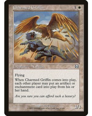 Magic: The Gathering Charmed Griffin (007) Moderately Played