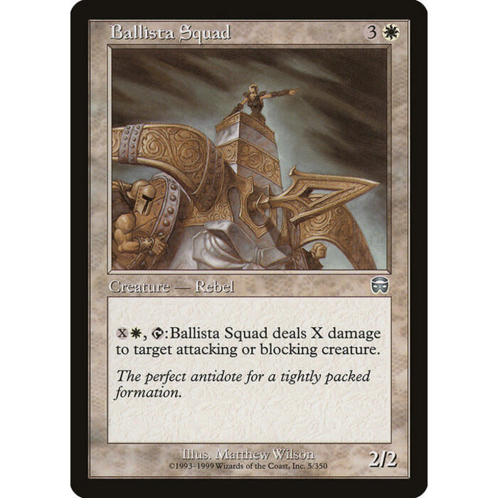 Magic: The Gathering Ballista Squad (005) Moderately Played