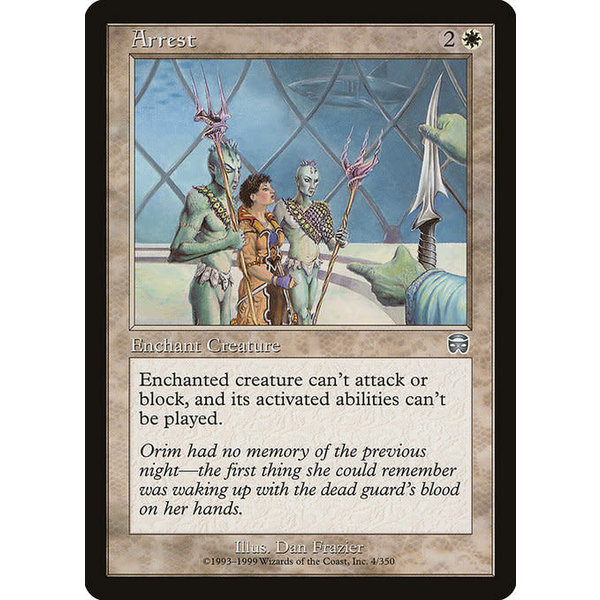 Magic: The Gathering Arrest (004) Heavily Played