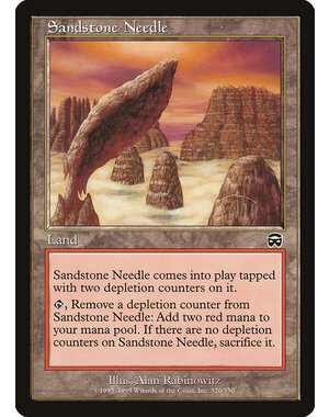 Magic: The Gathering Sandstone Needle (326) Moderately Played