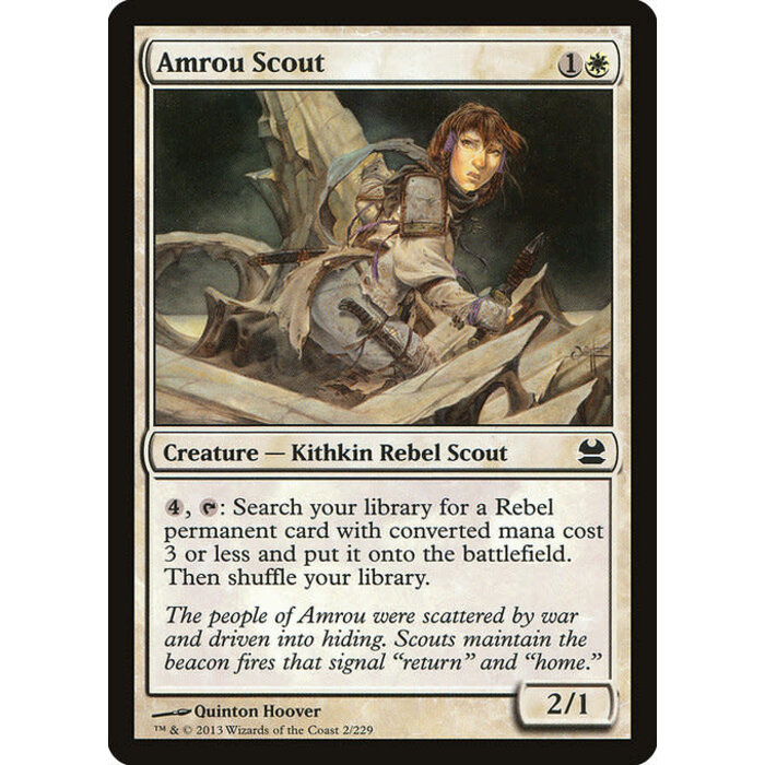 Magic: The Gathering Amrou Scout (002) Moderately Played