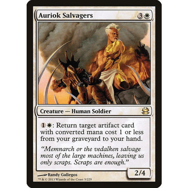 Magic: The Gathering Auriok Salvagers (005) Moderately Played