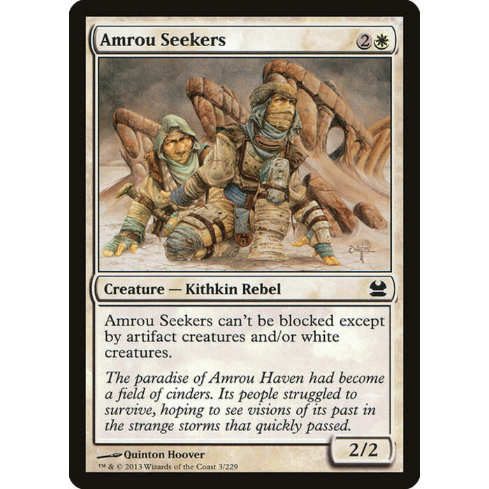 Magic: The Gathering Amrou Seekers (003) Damaged Foil