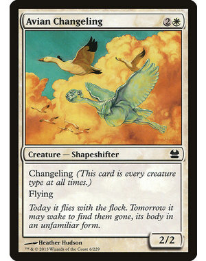 Magic: The Gathering Avian Changeling (006) Moderately Played