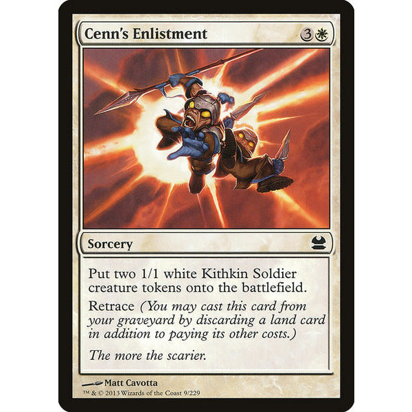 Magic: The Gathering Cenn's Enlistment (009) Moderately Played