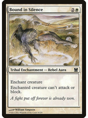 Magic: The Gathering Bound in Silence (008) Moderately Played