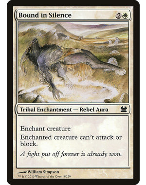 Magic: The Gathering Bound in Silence (008) Moderately Played