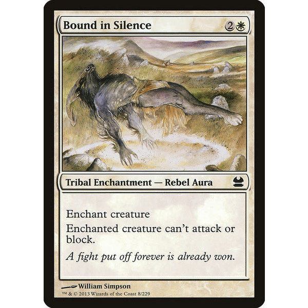 Magic: The Gathering Bound in Silence (008) Moderately Played
