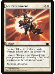 Magic: The Gathering Cenn's Enlistment (009) Moderately Played Foil